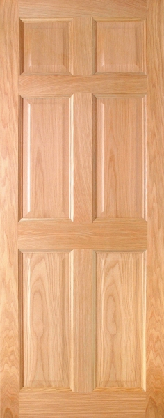 hartford 6 panel oak door